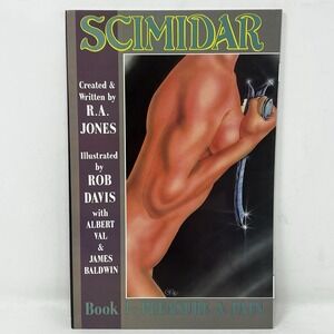 SCIMIDAR BOOK 1 PLEASURE & PAIN JONES DAVIS MALIBU GRAPHICS(PAPERBACK) 1st Print